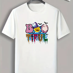 Men's Halloween Style Graphic Print T shirt Casual Comfy