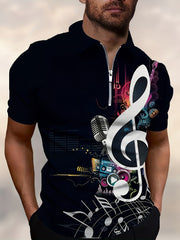 Men's Plaid Shirt Zipper Summer