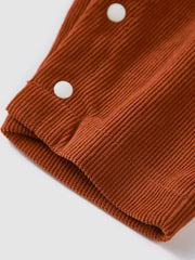 Autumn Baby Cotton Overalls Solid Bodysuit with Pockets