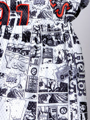 Boys Letter Print Vest & Sports Shorts LA Basketball Suit