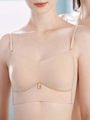 Comfy Solid T-Shirt Bra Full Coverage Breathable Underwear