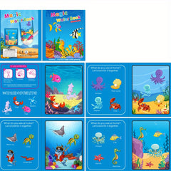 Water Drawing Book for Kids Reusable Coloring Book Sensory Toys