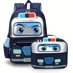 2pcs Astronaut Backpack and Handbag Set for Age 3-8