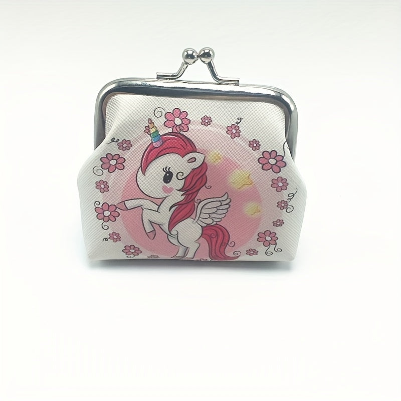 Unicorn Coin Purse for Kids, Cute Cartoon Wallet Gift