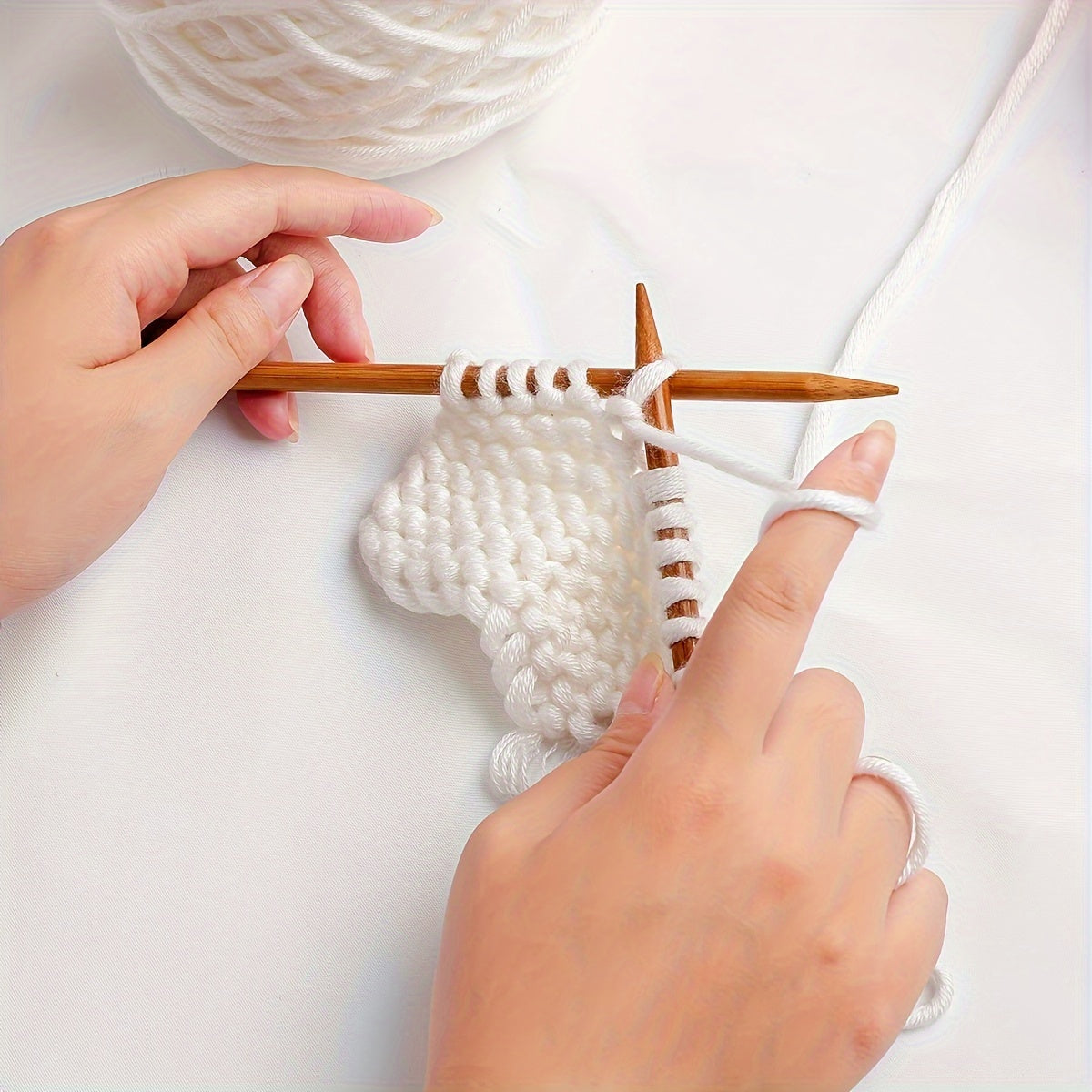 75pcs Wooden Sweater Needle Crochet Set Double Head Carbonization Rod Needle Woo