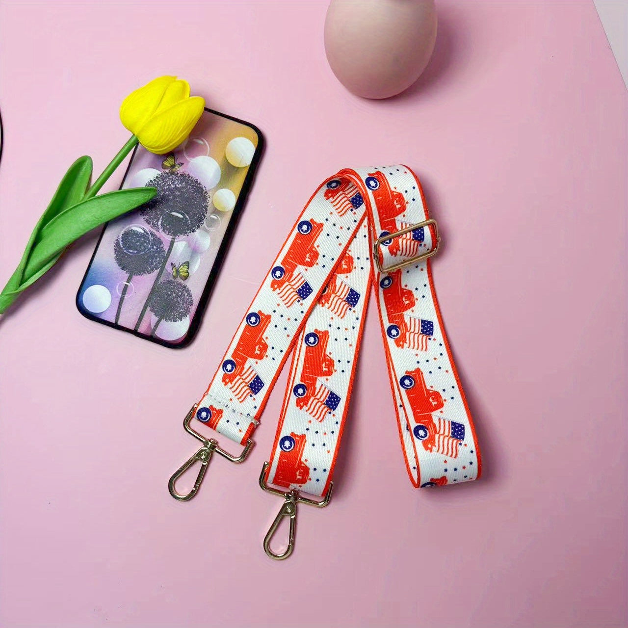 Colorful Pattern Wide Bag Strap Replacement Shoulder Bag