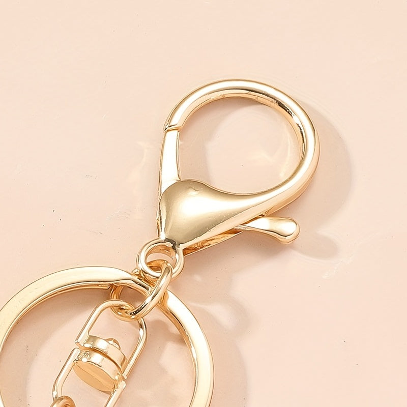 Painting Style Car Keychain Pendant Key Ring Bag Wallet Key Chain