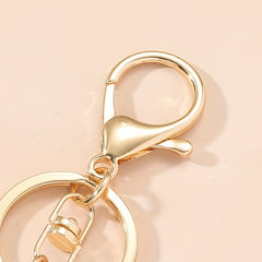 Painting Style Car Keychain Pendant Key Ring Bag Wallet Key Chain