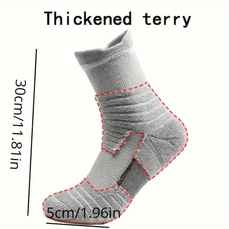3 Pairs Men's Compression Stockings for Outdoor Activities