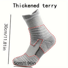 3 Pairs Men's Compression Stockings for Outdoor Activities