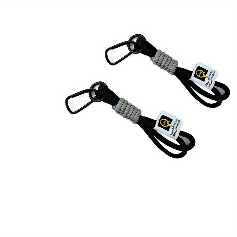 2pcs Nylon Rope Keychain Mountaineering Buckle Accessories