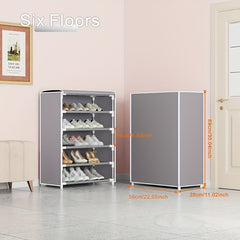 1pc Dustproof Shoe Rack Storage for Living Room Bedroom