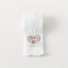 Girls Lace Heart Rabbit Pantyhose Mesh Leggings Toddlers Tights