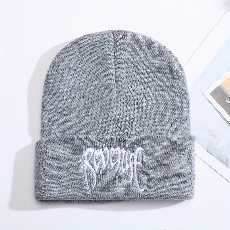Warm Knitted Hat for Big Head Circumference