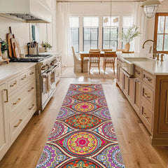 Boho Persian Runner Rug Extra Long Indoor Outdoor Carpet Rugs Mats Low Pile Vint