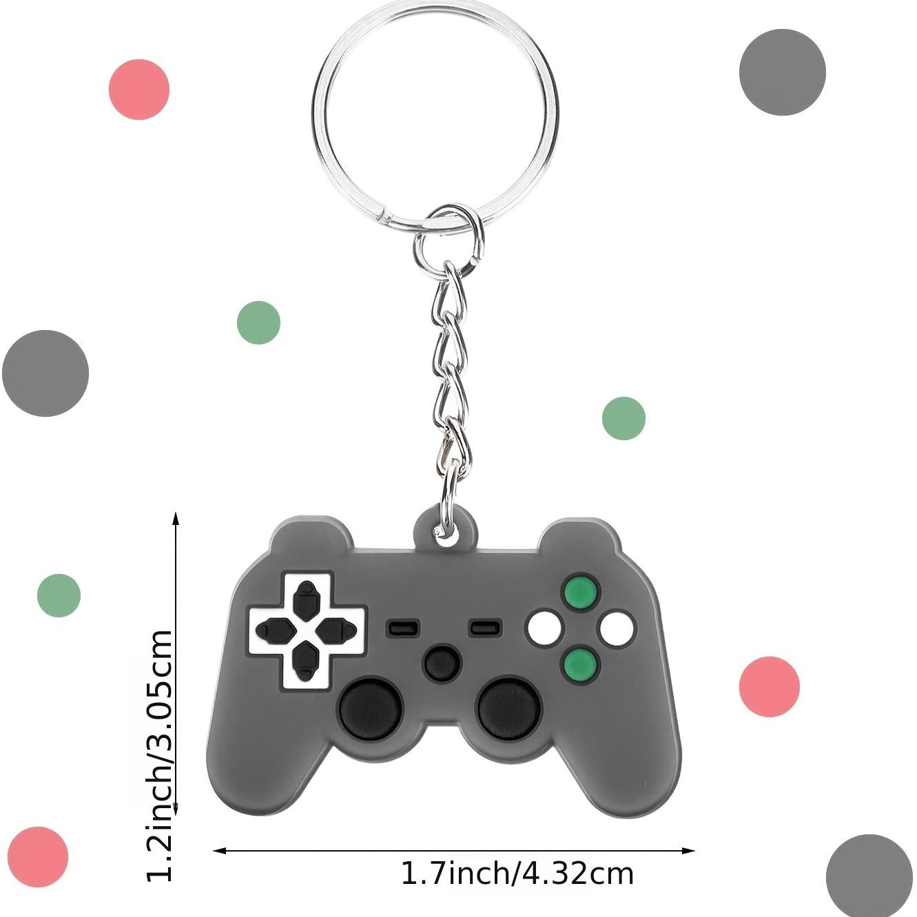 PVC Video Game Controller Keychain Party Favors Supplies