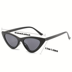 Y2K Candy Cat Eye Sunglasses Women Sunshade Party Eyewear