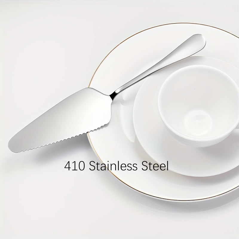 4pcs Cake Slicer Stainless Steel Pizza Server for Party