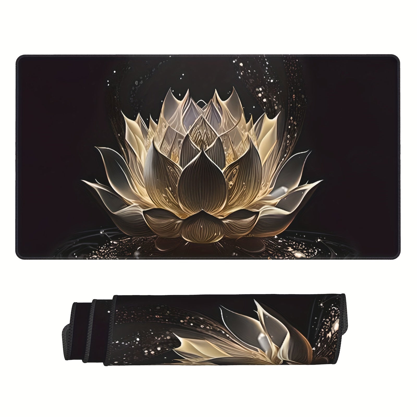 Lotus Flower Large Gaming Mouse Pad 80x40cm Computer HD Keyboard Pad