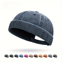 Vintage Beanie Hats Men Women Landlord Cap