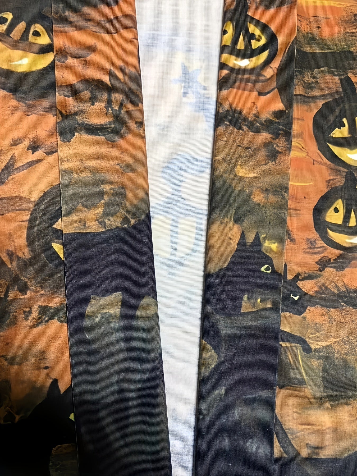 Halloween Cardigan Women's Plus Allover Print Long Sleeve
