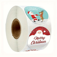 Christmas Sticker Set for Baking, Sealing & Wrapping, 500pcs