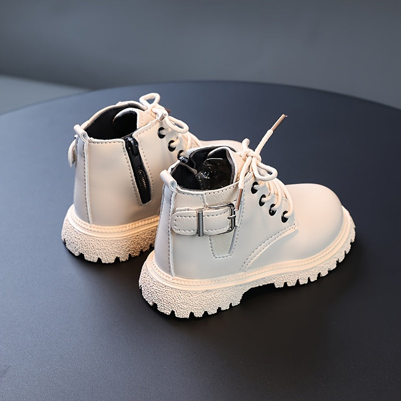 Girls Non Slip Zipper Boots for Indoor Outdoor Travel