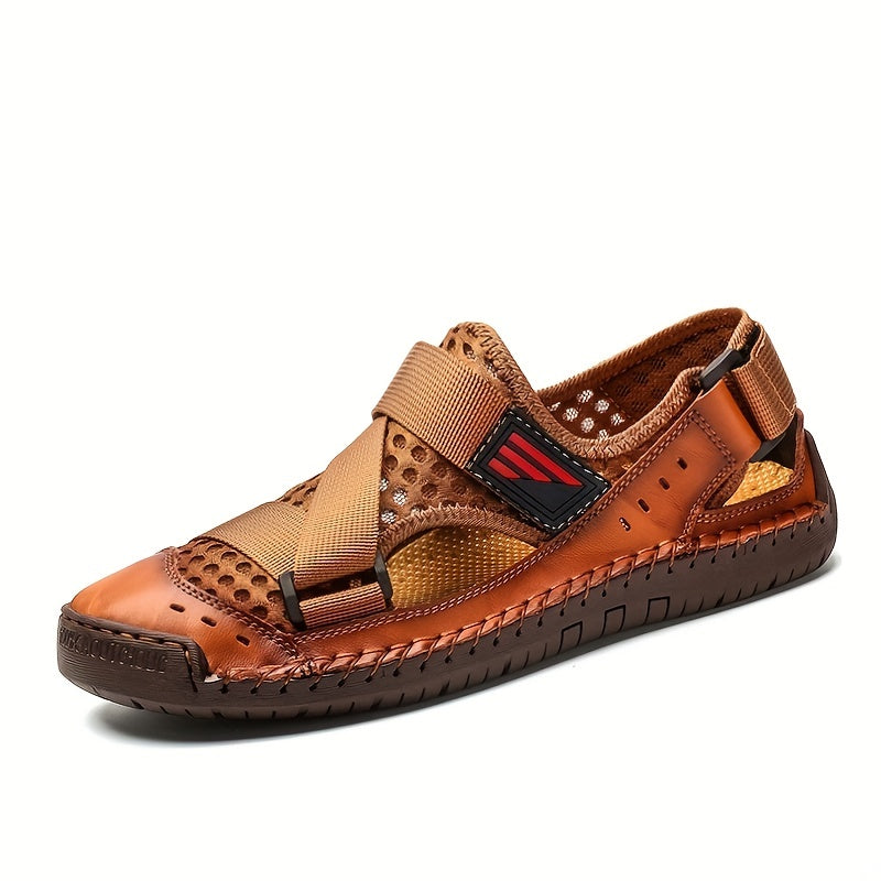 Men's Stitch Mesh Non-slip Sandals Quick Drying Beach Shoes