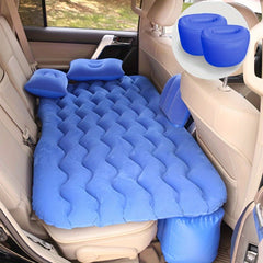 Inflatable Car Back Seat Mattress Flocking Sofa Outdoor Camping Cushion