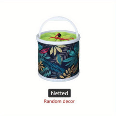 Portable Foldable Fishing Bucket Lightweight Durable Canvas Bucket