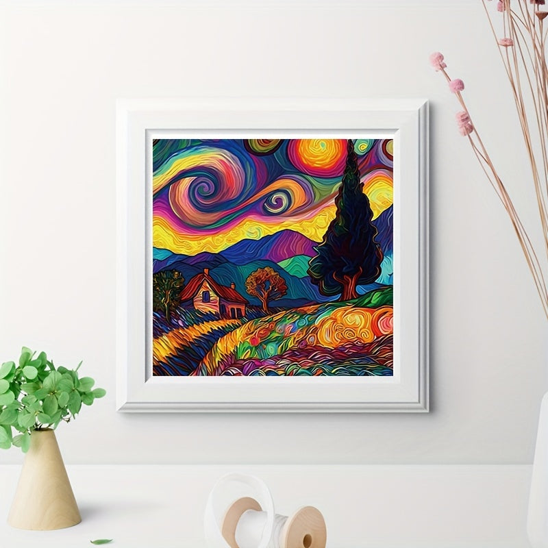 5D Diamond Painting Colorful Anime Dream Starry Sky Home Decor DIY Full Diamonds