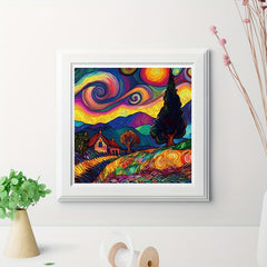 5D Diamond Painting Colorful Anime Dream Starry Sky Home Decor DIY Full Diamonds