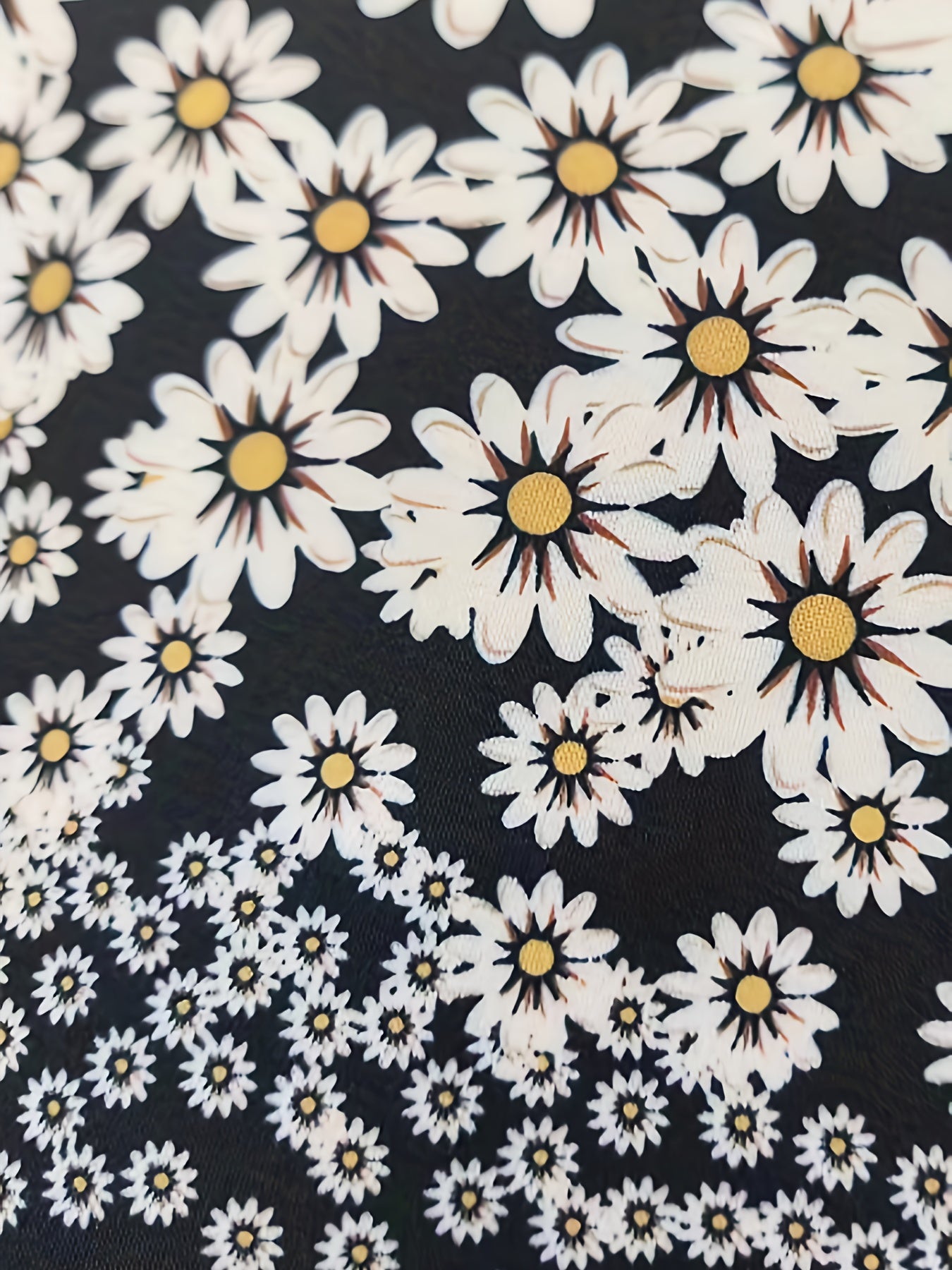 Daisy Print Kaftan Dress for Women
