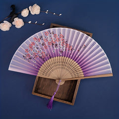 Men's Chinese Style Embroidered Dance Fan Props