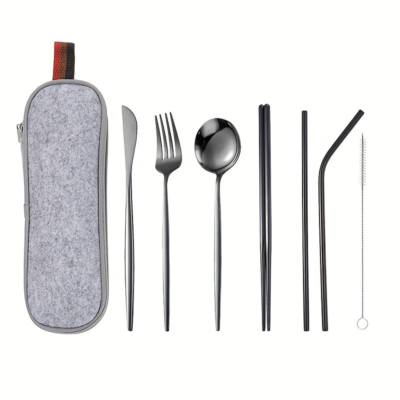 Stainless Steel Cutlery Set for Travel Camping