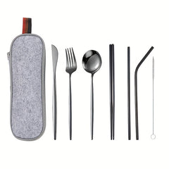 Stainless Steel Cutlery Set for Travel Camping