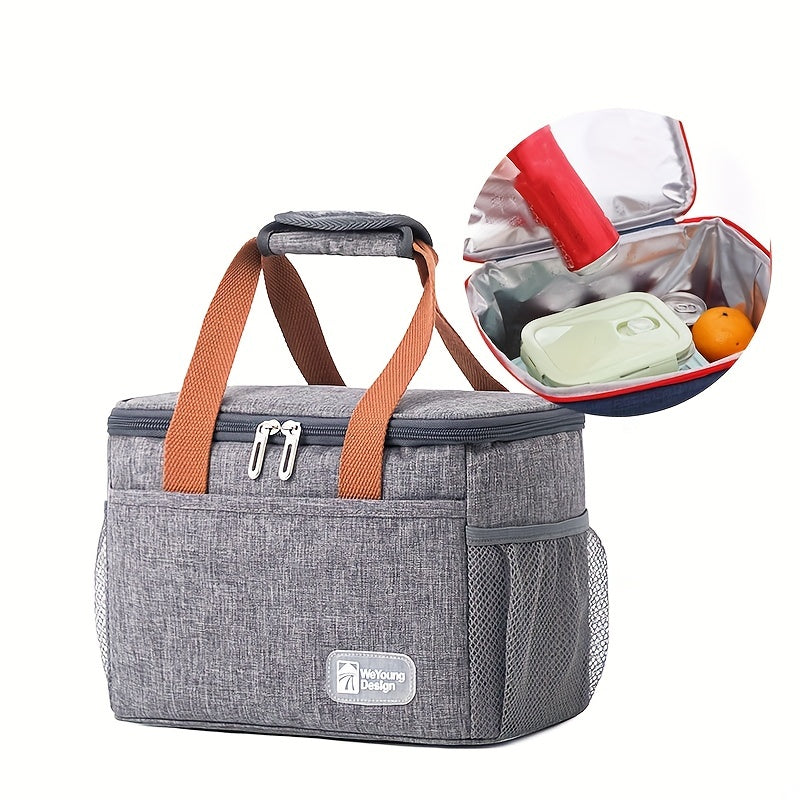 Waterproof Large Capacity Lunch Box Bag for Office School Picnic Beach