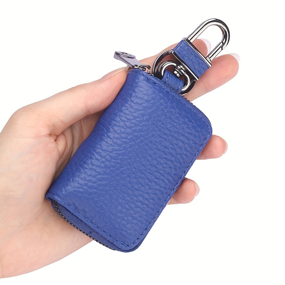Leather Key Case Car Key Shell Waist Hanging Home Car Key Storage Bag
