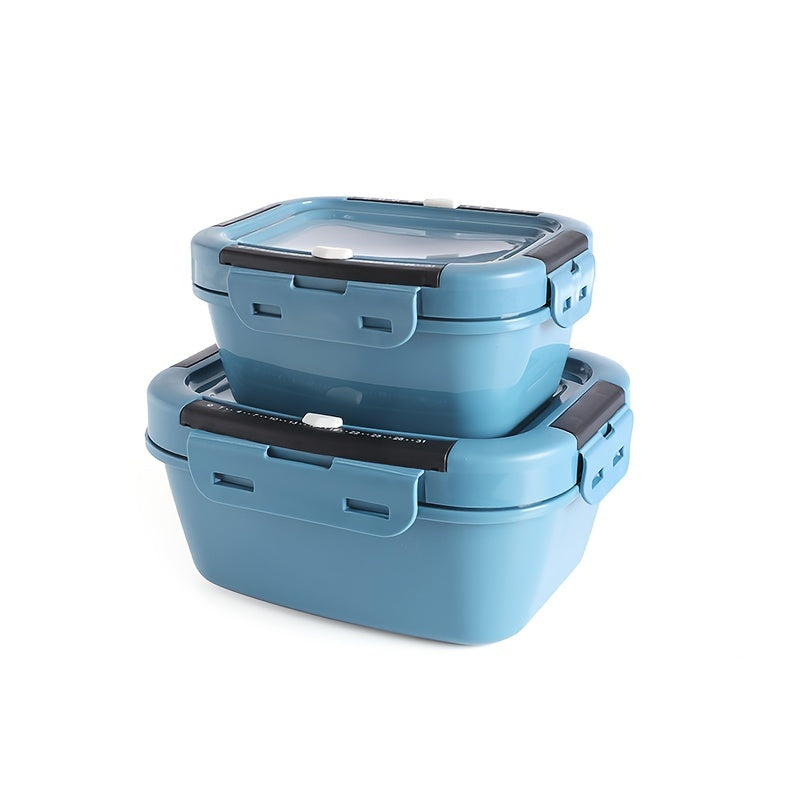 2pcs Plastic Fresh keeping Box Sealed Storage Box