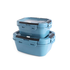 2pcs Plastic Fresh keeping Box Sealed Storage Box