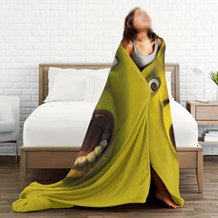 Funny Halloween Christmas Blanket Soft Fleece Blanket Home & Outdoor Camping