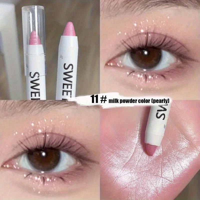 Foam Highlighter Pen Matte Eyeliner Eyeshadow Stick Waterproof Eye Makeup