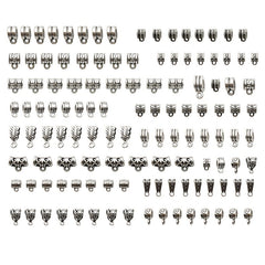 120Pcs Metal Connectors Spacer Beads for DIY Jewelry Making