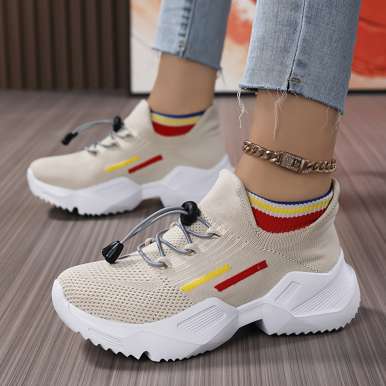 Women's Chunky Sneakers Breathable Sports Shoes