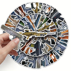 50pcs Military Graffiti Stickers DIY Waterproof Stickers