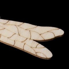10pcs Wooden Dragonfly Ornaments DIY Wooden Slices Crafts Hanging Ornaments