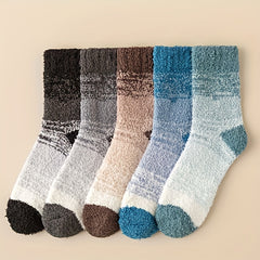 Women's Ombre Fuzzy Socks - Warm Home Floor Socks