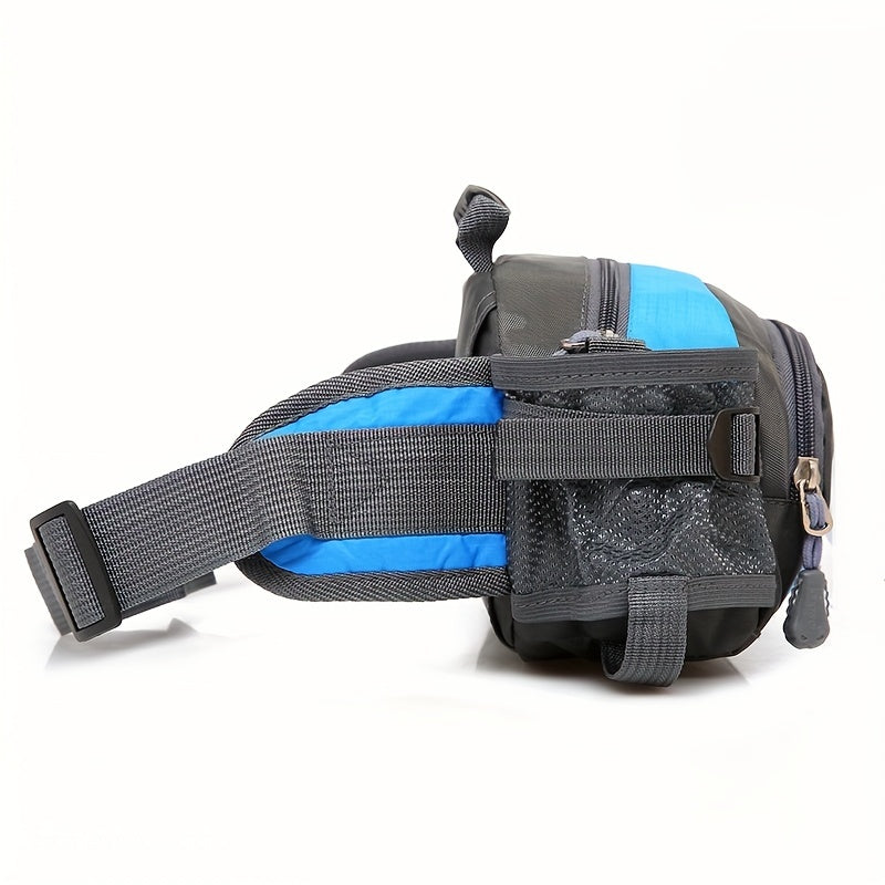 Large Capacity Nylon Waist Bag for Outdoor Sports and Travel