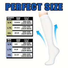 Copper Compression Socks For Women Men 15-20 Mmhg Knee High Socks