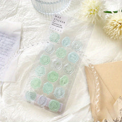 3D Sealing Wax Stickers - DIY Envelope Sealing Magazine Decor - Transparent